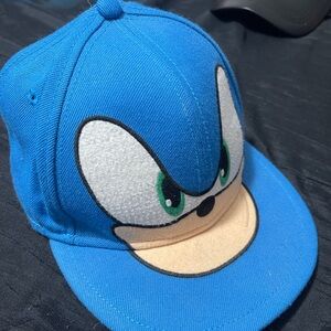 Sonic the Hedgehog’s Blue Kids Cap with Cartoon Design